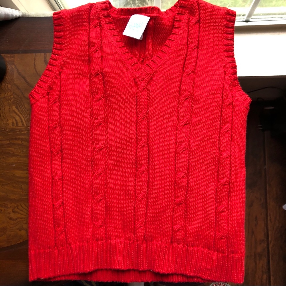 Red sweater vest - Vive La Fete for Rags Land